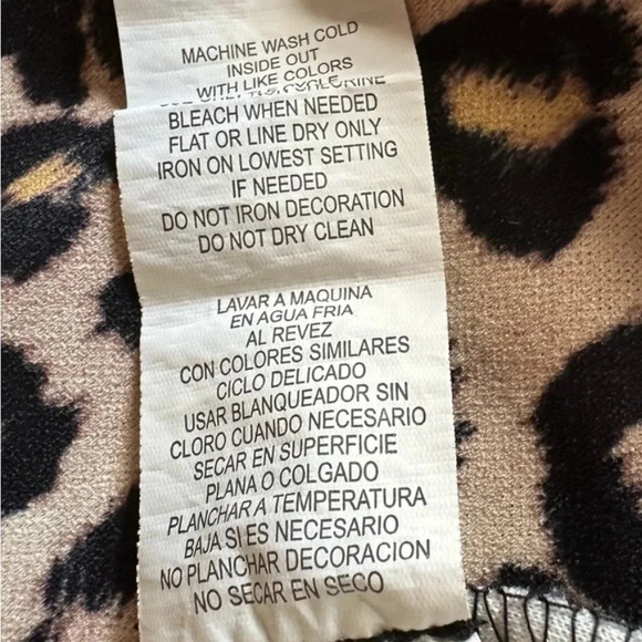 Sequin Hearts Sleeveless Leopard Animal Print Cocktail Party Dress Jr Size 11 - Picture 4 of 8